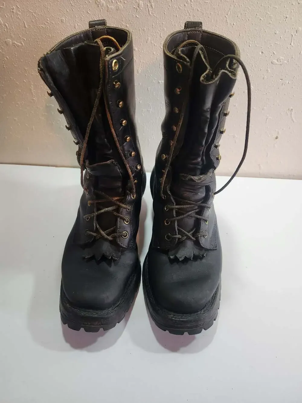 White's Boots The Original Smokejumper Wildland Fire Boots Black Leather